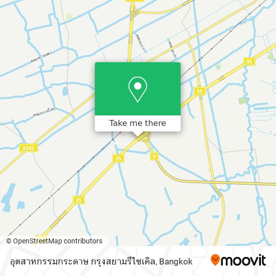 อุตสาหกรรมกระดาษ กรุงสยามรีไซเคิล map