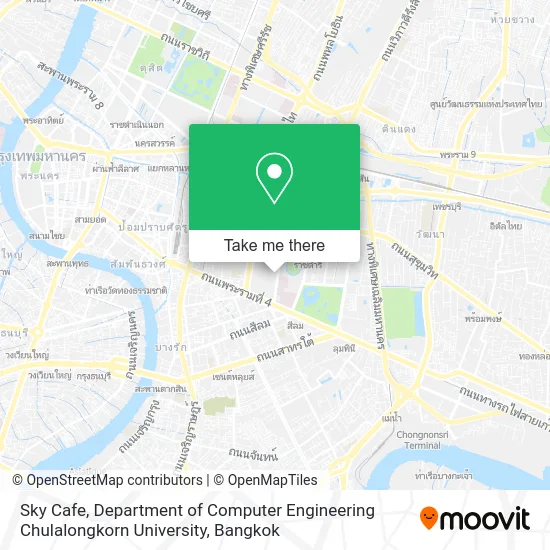 Sky Cafe, Department of Computer Engineering Chulalongkorn University map