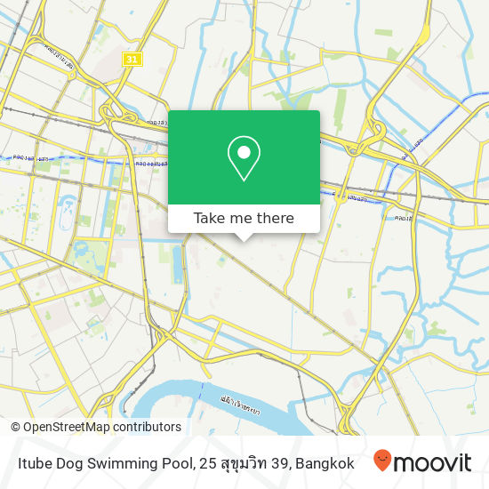 Itube Dog Swimming Pool, 25 สุขุมวิท 39 map