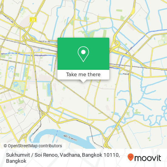 Sukhumvit / Soi Renoo, Vadhana, Bangkok 10110 map