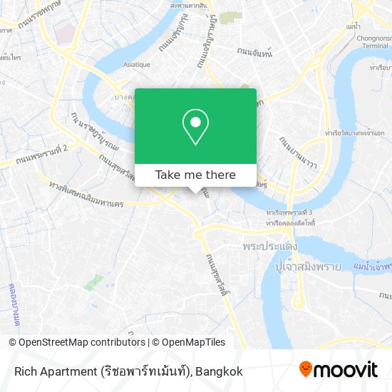 Rich Apartment (ริชอพาร์ทเม้นท์) map