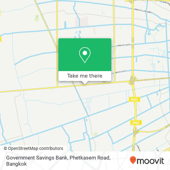 Government Savings Bank, Phetkasem Road map