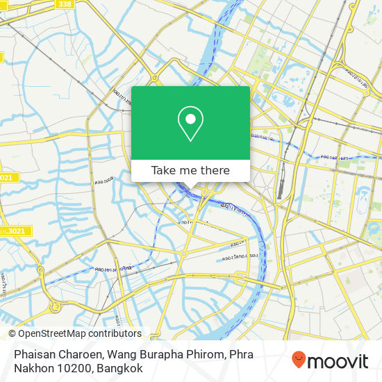 Phaisan Charoen, Wang Burapha Phirom, Phra Nakhon 10200 map