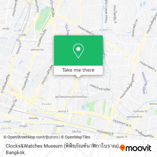 Clocks&Watches Museum (พิพิธภัณฑ์นาฬิกาโบราณ) map