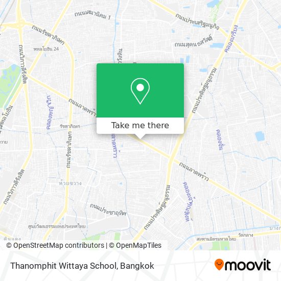 Thanomphit Wittaya School map