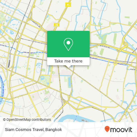 Siam Cosmos Travel map