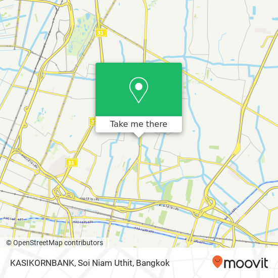 KASIKORNBANK, Soi Niam Uthit map