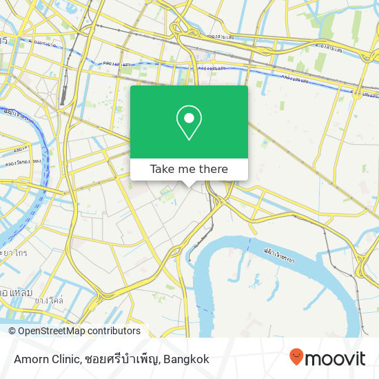 Amorn Clinic, ซอยศรีบำเพ็ญ map