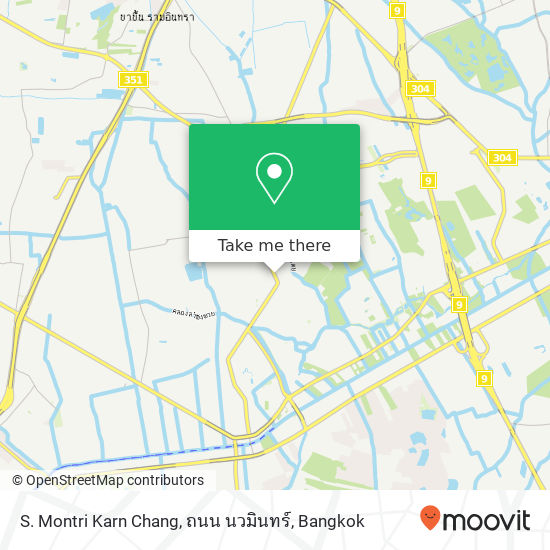 S. Montri Karn Chang, ถนน นวมินทร์ map