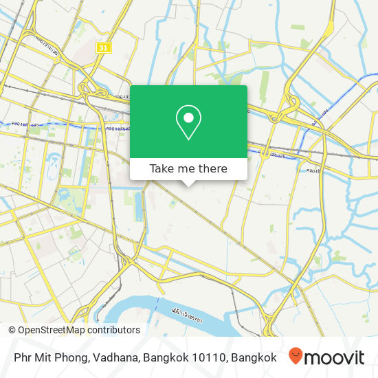 Phr Mit Phong, Vadhana, Bangkok 10110 map