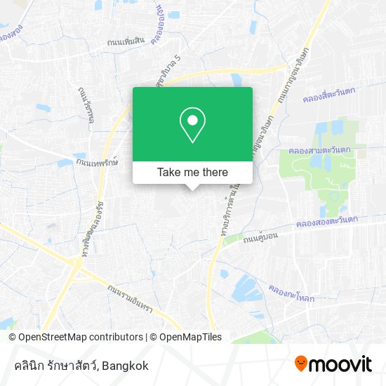 คลินิก รักษาสัตว์ map