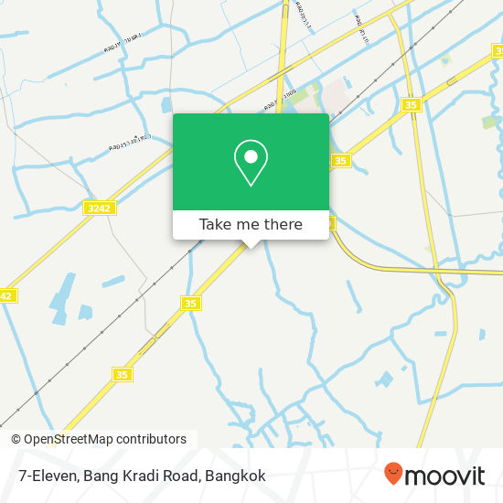 7-Eleven, Bang Kradi Road map