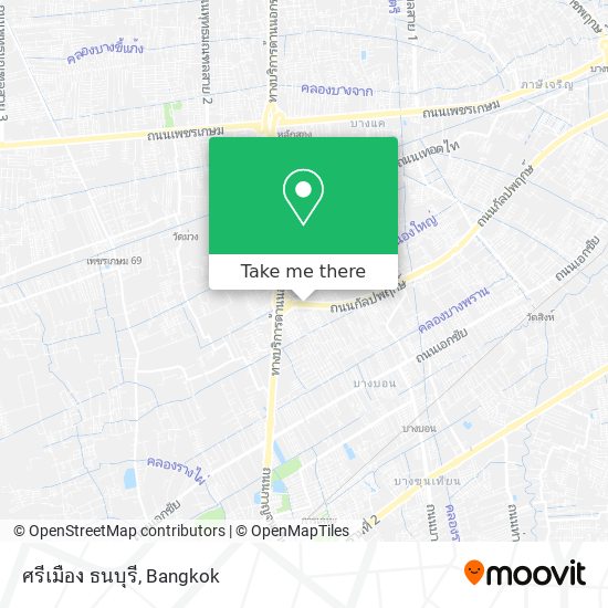 ศรีเมือง ธนบุรี map