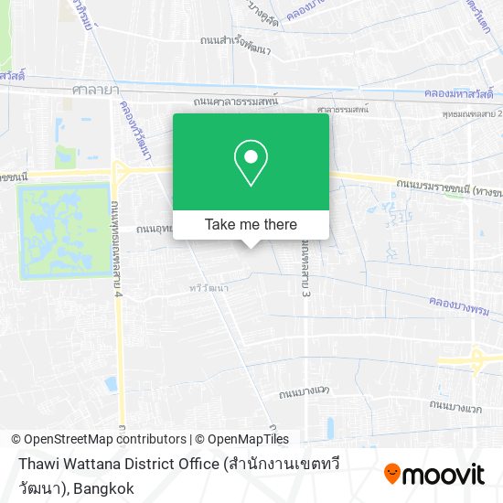 Thawi Wattana District Office (สำนักงานเขตทวีวัฒนา) map