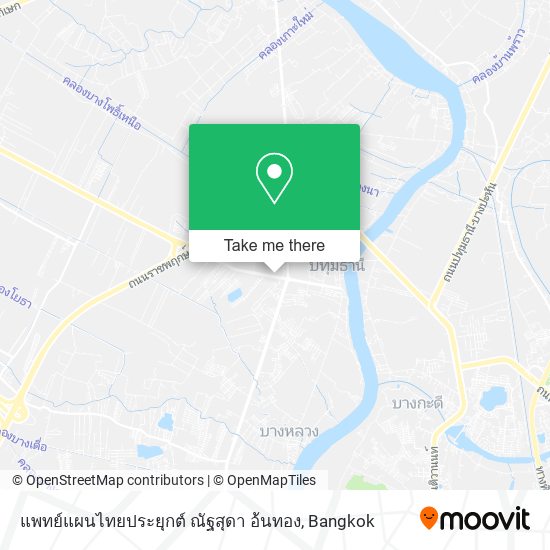 แพทย์แผนไทยประยุกต์ ณัฐสุดา อ้นทอง map