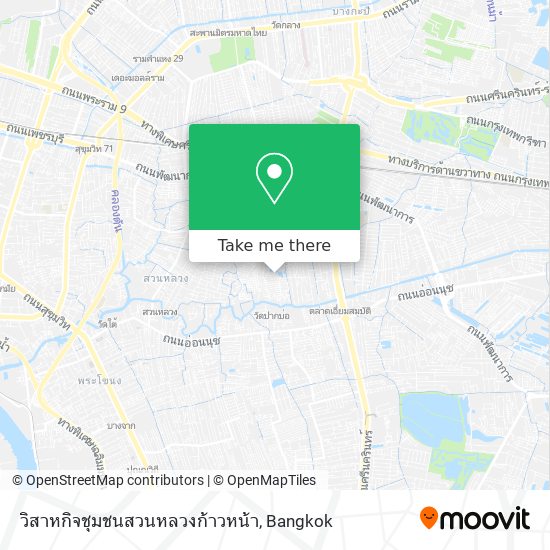 วิสาหกิจชุมชนสวนหลวงก้าวหน้า map