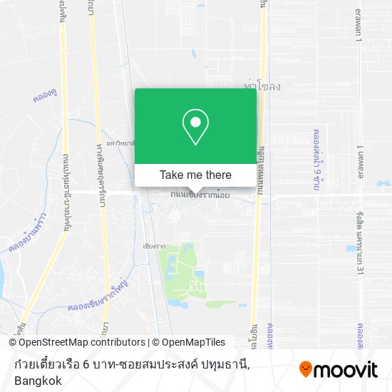 ก๋วยเตี๋ยวเรือ 6 บาท-ซอยสมประสงค์ ปทุมธานี map