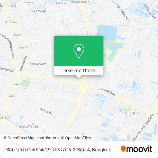 ซอย บางนา-ตราด 29 โครงการ 2 ซอย 4 map