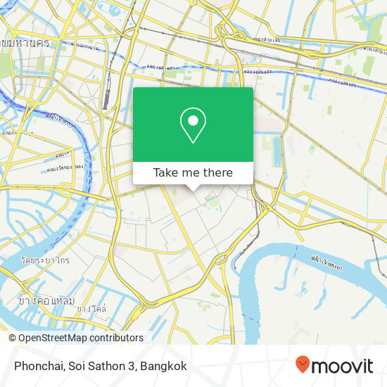 Phonchai, Soi Sathon 3 map