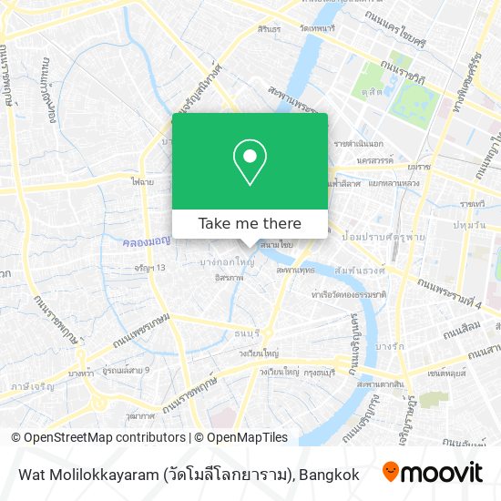 Wat Molilokkayaram (วัดโมลีโลกยาราม) map