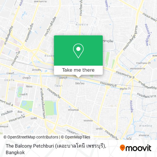 The Balcony Petchburi (เดอะบาลโคนี เพชรบุรี) map