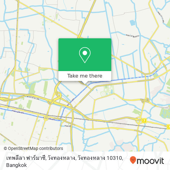 เทพลีลา ฟาร์มาซี, วังทองหลาง, วังทองหลาง 10310 map