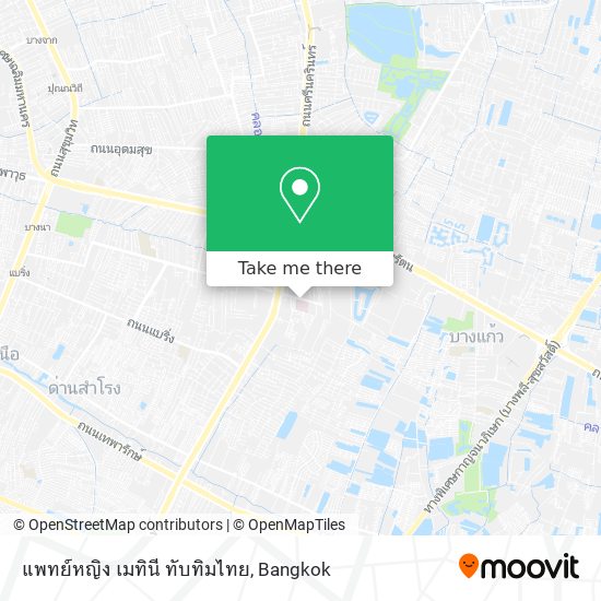แพทย์หญิง เมทินี ทับทิมไทย map