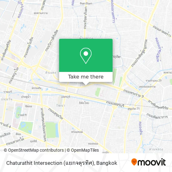 Chaturathit Intersection (แยกจตุรทิศ) map