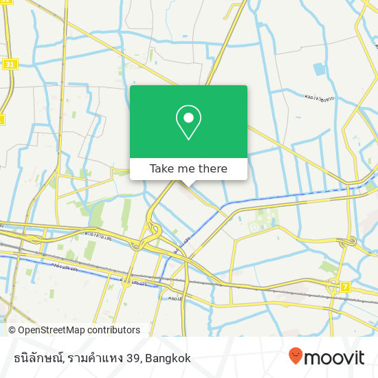 ธนิลักษณ์, รามคำแหง 39 map