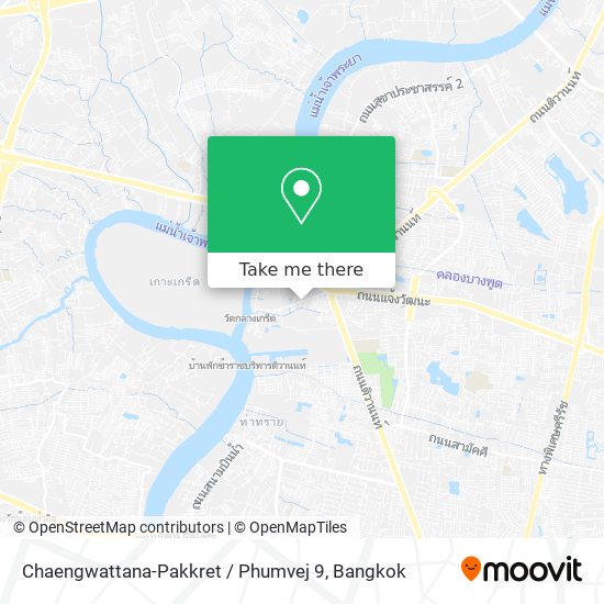Chaengwattana-Pakkret / Phumvej 9 map