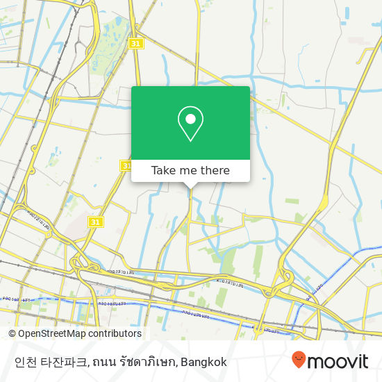 인천 타잔파크, ถนน รัชดาภิเษก map