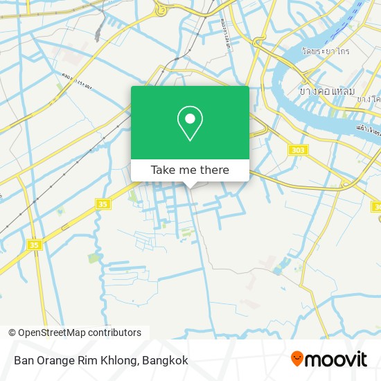 Ban Orange Rim Khlong map