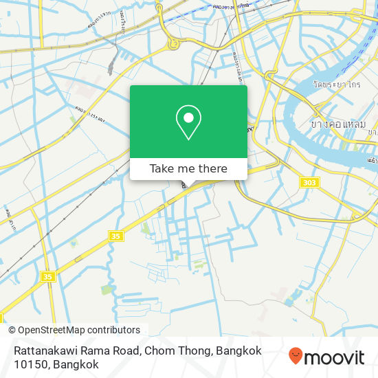 Rattanakawi Rama Road, Chom Thong, Bangkok 10150 map