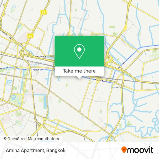 Amina Apartment map