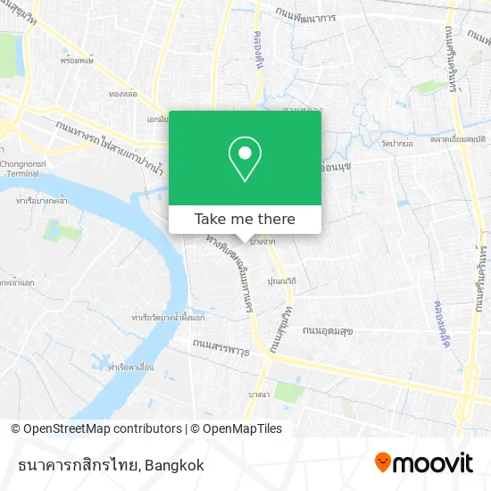 ธนาคารกสิกรไทย map