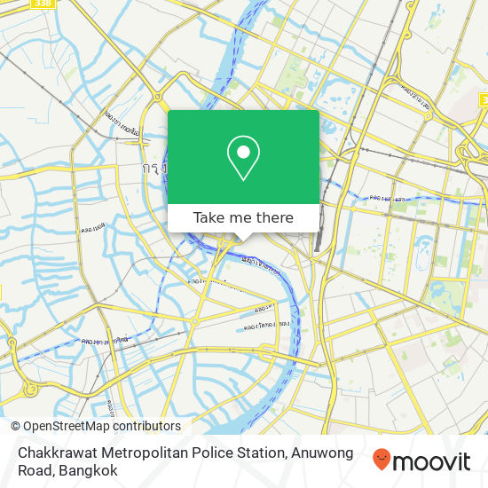 Chakkrawat Metropolitan Police Station, Anuwong Road map