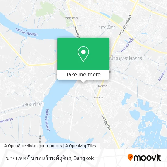 นายแพทย์ นพดนธ์ พงศ์รุจิกร map