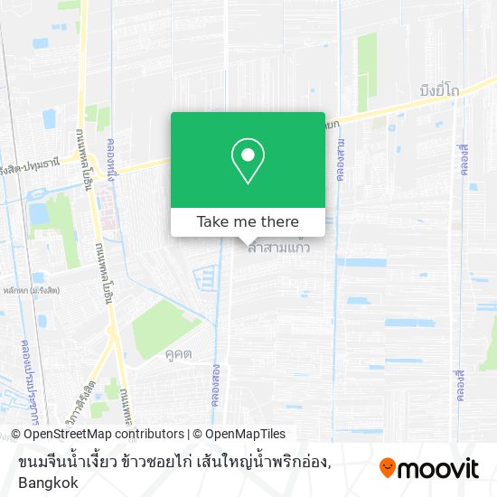 ขนมจีนน้ำเงี้ยว ข้าวซอยไก่ เส้นใหญ่น้ำพริกอ่อง map