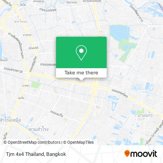 Tjm 4x4 Thailand map