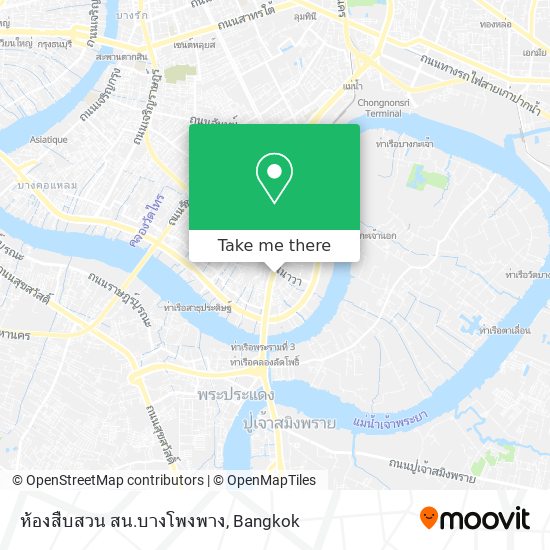 ห้องสืบสวน สน.บางโพงพาง map