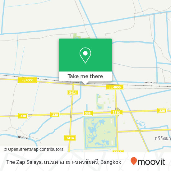 The Zap Salaya, ถนนศาลายา-นครชัยศรี map