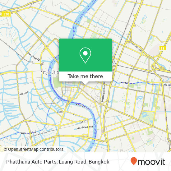 Phatthana Auto Parts, Luang Road map