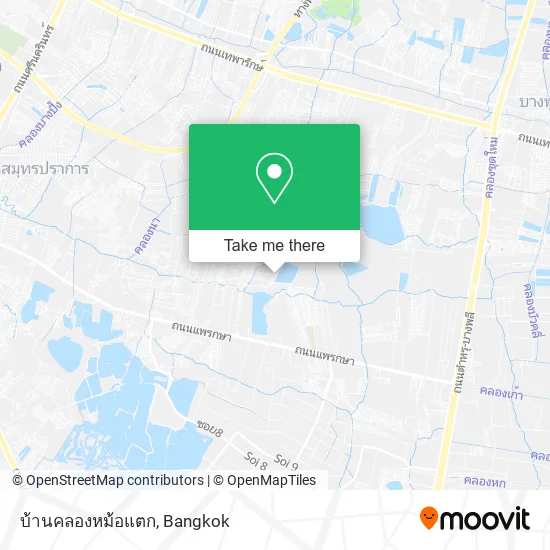 บ้านคลองหม้อแตก map