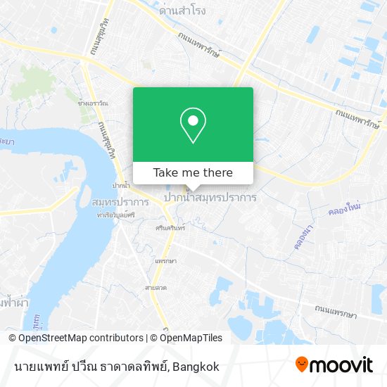 นายแพทย์ ปวีณ ธาดาดลทิพย์ map