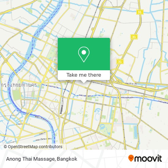 Anong Thai Massage map