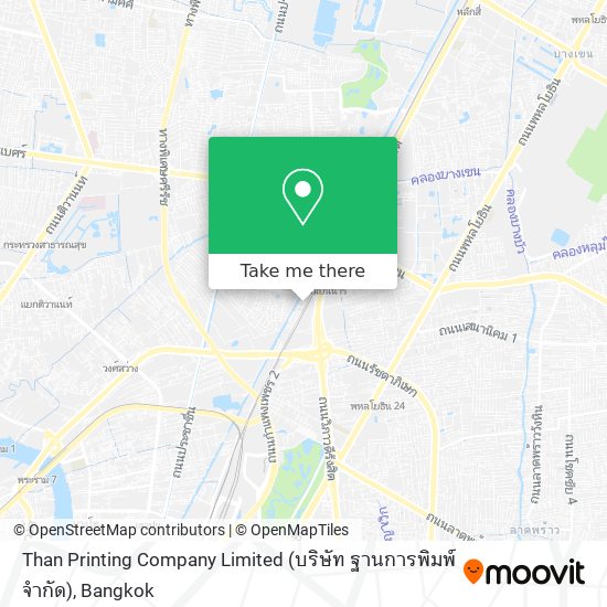 Than Printing Company Limited (บริษัท ฐานการพิมพ์ จำกัด) map