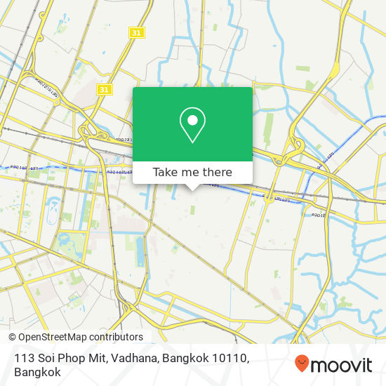 113 Soi Phop Mit, Vadhana, Bangkok 10110 map