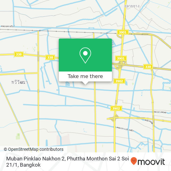 Muban Pinklao Nakhon 2, Phuttha Monthon Sai 2 Soi 21 / 1 map