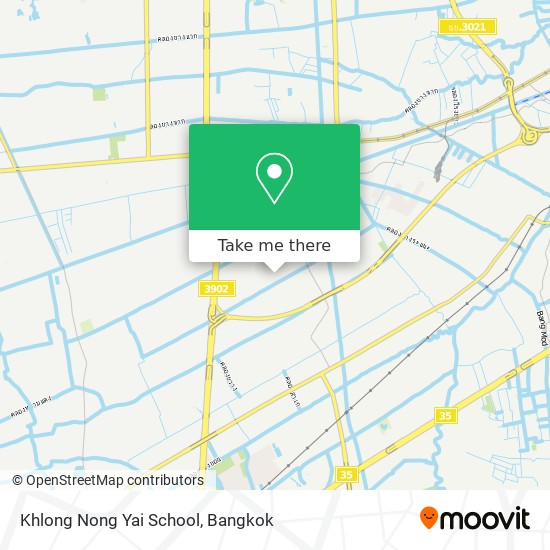Khlong Nong Yai School map