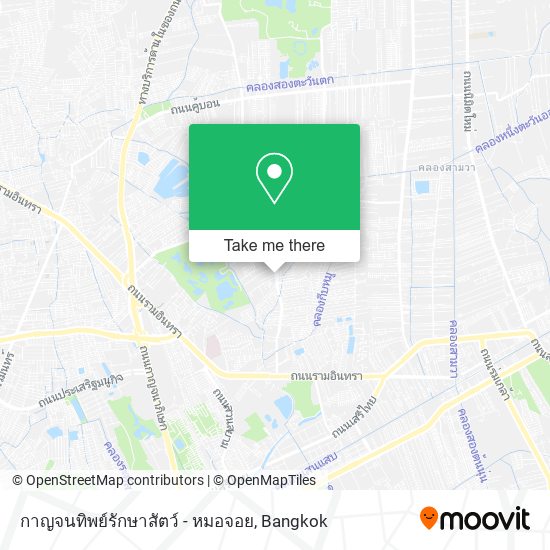 กาญจนทิพย์รักษาสัตว์ - หมอจอย map